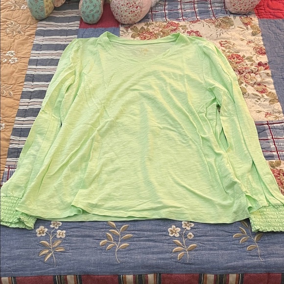 Belle by Kim Gravel Tops - Belle by Kim Gravel Light Green Top